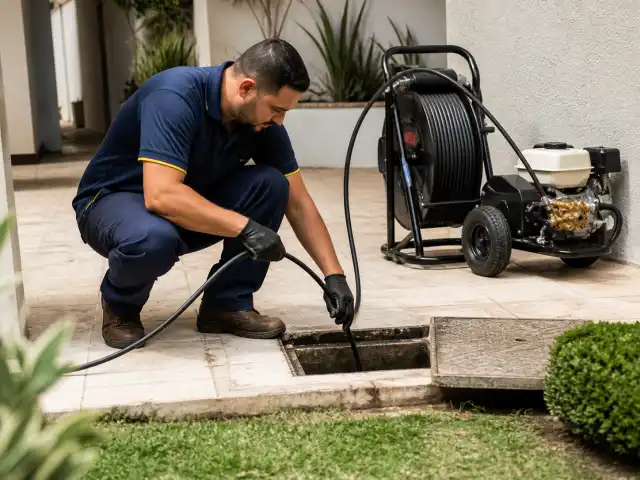 Circulação de produto pelo trecho de tubulação durante a desincrustação