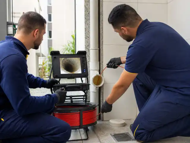Registro em imagem do trecho de tubulação durante a videoinspeção