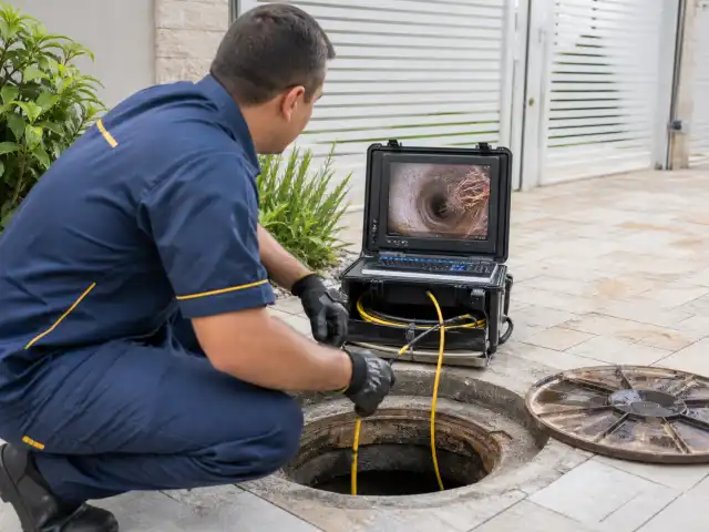 Equipamento de localização em uso para encontrar vazamento em tubulação